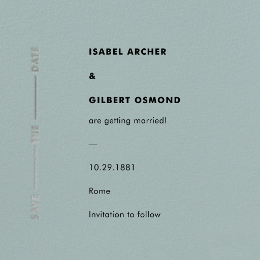 Lieder - Save the Date by Paperless Post