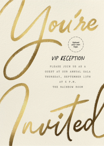 Scribble Script - Corporate Reception Invitation by Paperless Post