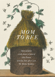 Honey Bee - Baby Shower Invitation by John Derian