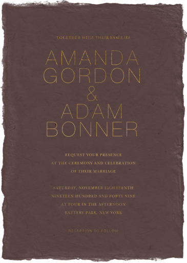 Marmorino - Wedding Invitation by Paperless Post