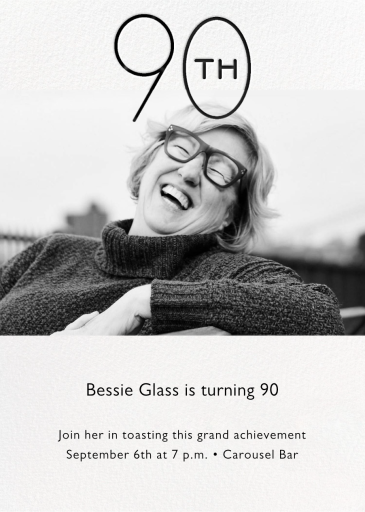 Decade Photo - Birthday Invitation by Paperless Post