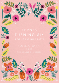 Folk Floral - Birthday Invitation by Rifle Paper Co.