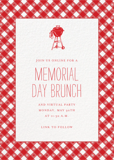 Picnic Table - Memorial Day Invitation by Paperless Post