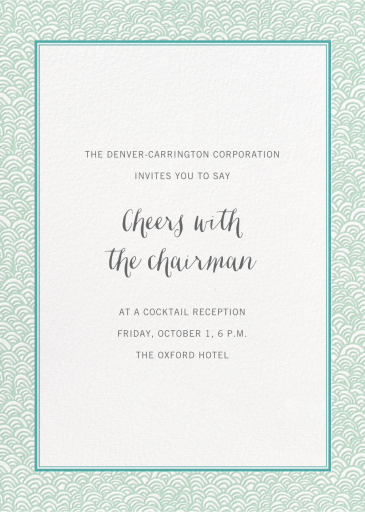 Naive Wave - Corporate Reception Invitation by Paperless Post