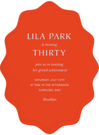 Embossed Cutout - Birthday Invitation by Paperless Post