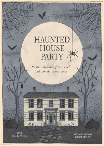 Moonlight Mischief - Halloween Invitation by Martha Stewart