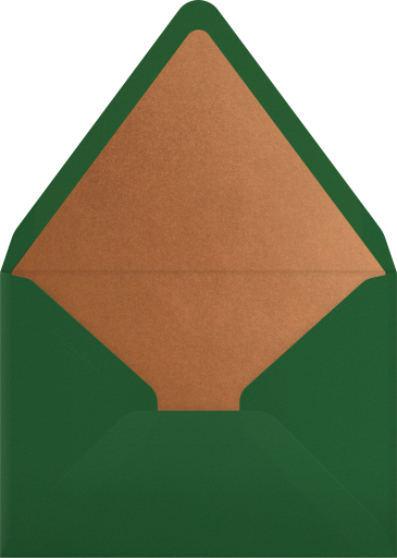 Autumn Harvest Dinner Invitation Envelope