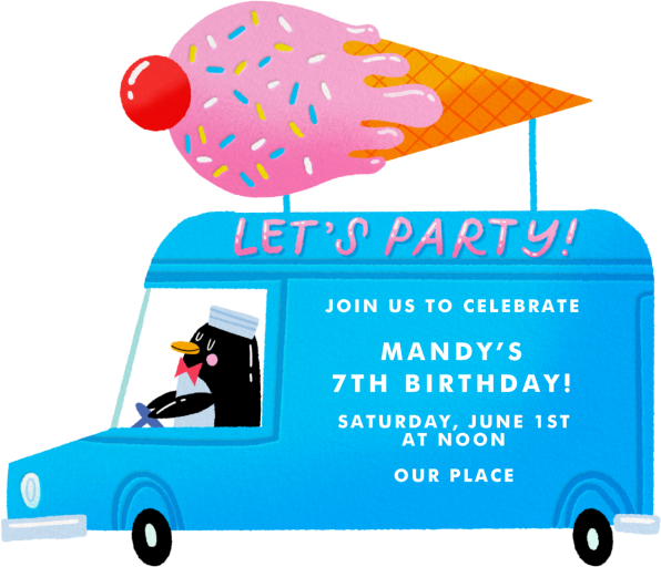 Ice Cream Truck by Hello!Lucky