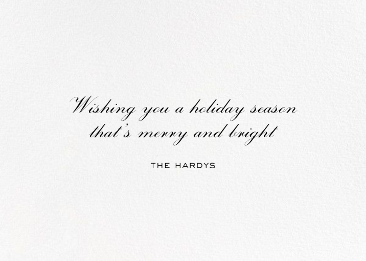 Bernard Joy Photo - Birth Announcement by Bernard Maisner - Back