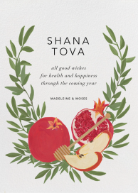 Slice of Life - Rosh Hashanah Card by Paperless Post