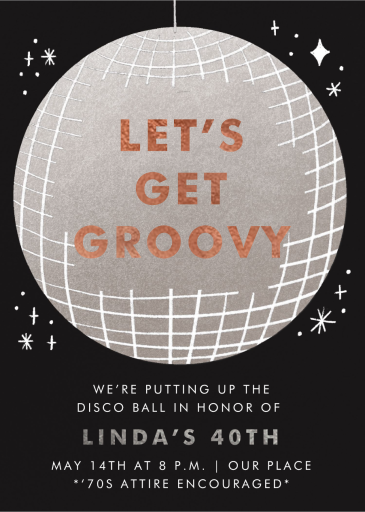 Let's Disco - Birthday Invitation by Hello!Lucky