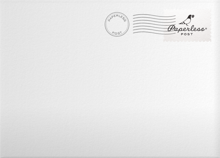 Double Digits - Paperless Post Envelope