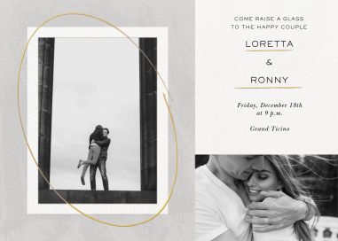 Inner Circle - Engagement Party Invitation by Paperless Post