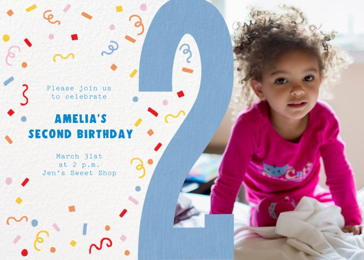 Li’l Confetti - Birthday Invitation by Paperless Post