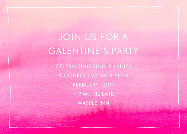 Pink Watercolor - Diwali Invitation by Linda and Harriett