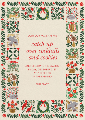Christmastide - Holiday Party Invitation by Rifle Paper Co.