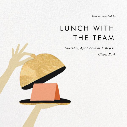 Cloche - Breakfast/Lunch Invitation by Rifle Paper Co.