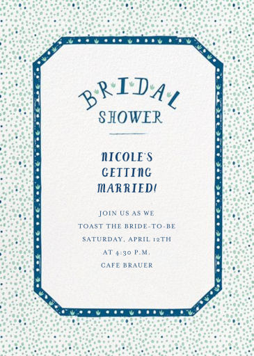 Croissants for the Bride - Invitation by Mr. Boddington's Studio