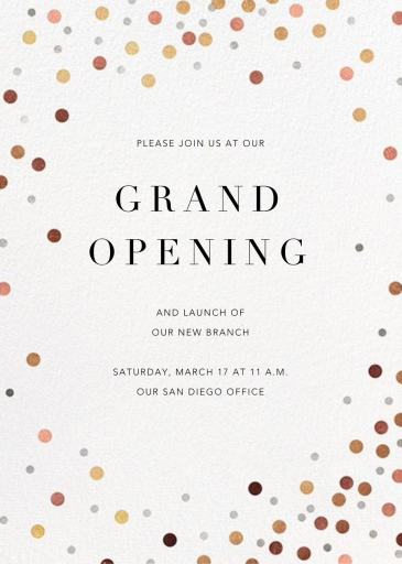 Coriandoli by Paperless Post