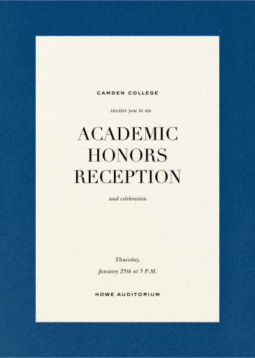 A La Mode - School Event Invitation by Paperless Post