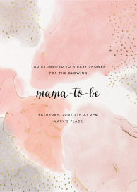 Ethereal Wash - Baby Shower Invitation by Ashley G