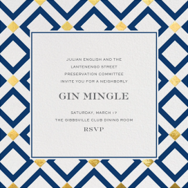 Gold Diamond Tile by Jonathan Adler