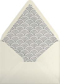 Jerusalem Blue City View Invitation Envelope