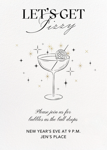 Evening Toast - New Year's Eve Invitation by Paperless Post