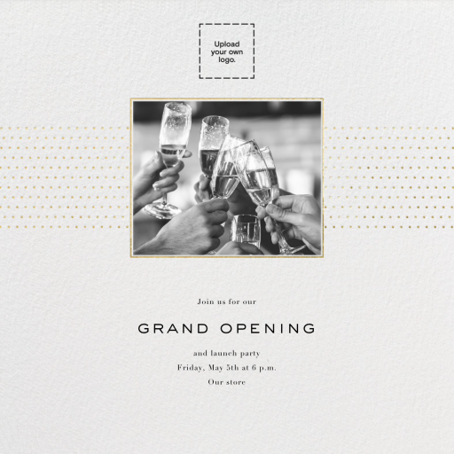 Dotted Band - Launch Party Invitation by Paperless Post