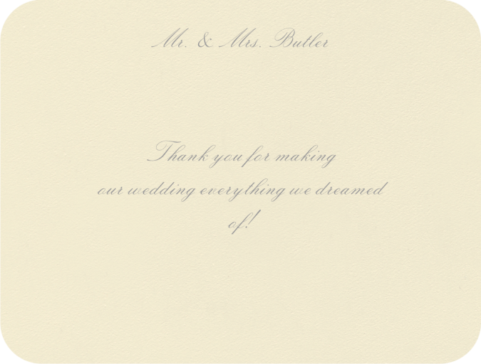 Viceroy (Thank You) - Stationery by Crane & Co.