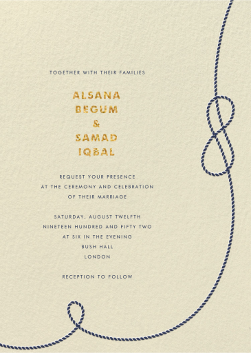 Nautical I - Wedding Invitation by kate spade new york