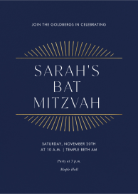 Rise Up - Bar & Bat Mitzvah Invitation by Paperless Post