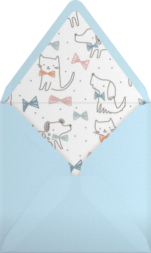 Pup's Night Out - Little Cube Envelope