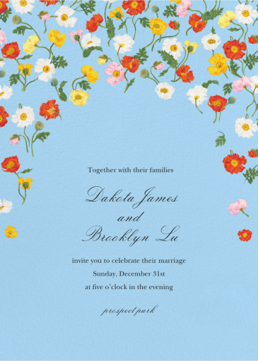 In the Cosmos - Wedding Invitation by Oscar de la Renta