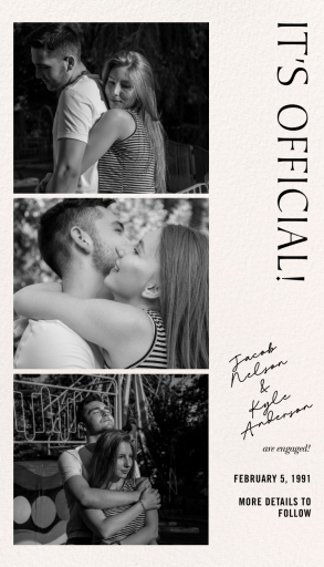 Photo Booth Film - Wedding Announcement by Paperless Post