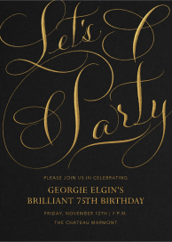 Let's Party Script by Bernard Maisner