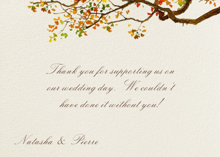 Autumn Boughs (Stationery) by Felix Doolittle