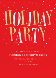 Jaunty Party - Holiday Party Invitation by Paperless Post