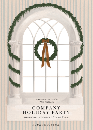 Festive Window - Corporate Holiday Party Invitation by Paperless Post