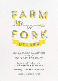 Farm to Fork Dinner by Crate & Barrel