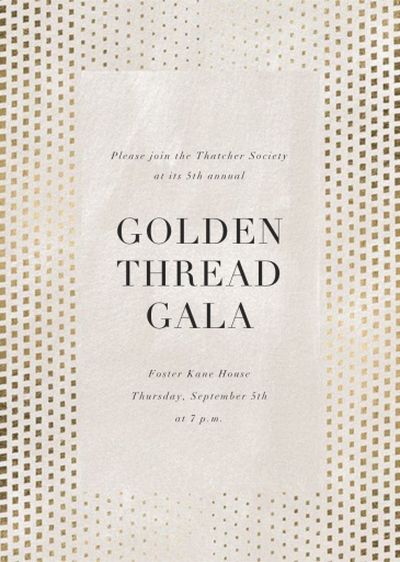 Kinetic Flow (Tall) - Business Event Invitation by Kelly Wearstler