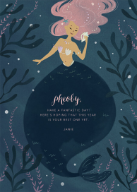 Mermaid Hideaway - Greeting Card by Paperless Post