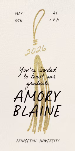 turn-the-tassel Card