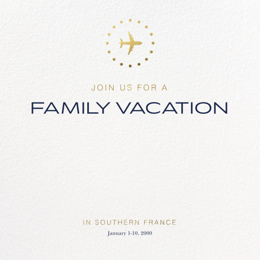 Destined - Vacation Invitation by Paperless Post