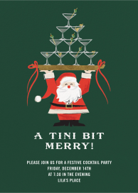 Martini Claus by Cheree Berry Paper & Design