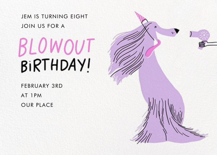 Blowout (Invitation) by Hello!Lucky