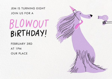 Blowout (Invitation) by Hello!Lucky