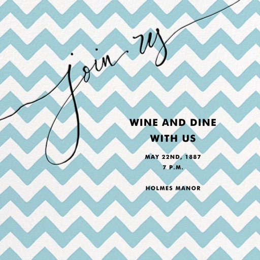 Join Us (Chevron) by Linda and Harriett