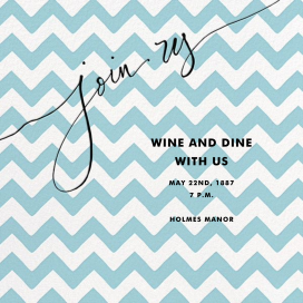 Join Us (Chevron) by Linda and Harriett