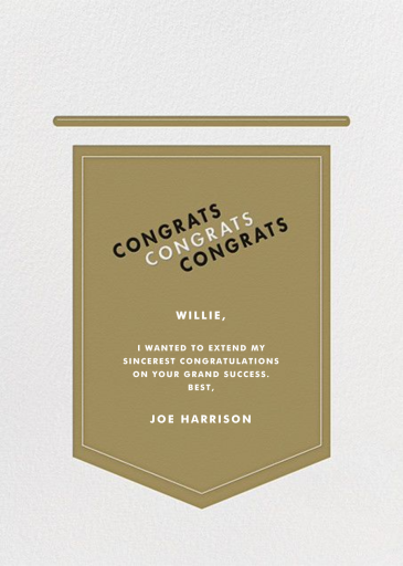 Leagues - Work Anniversary Card by Paperless Post - Back